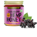 CO Hemp Honey Elderberry 6oz Jar 500mg